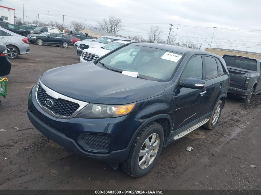 2013 Kia Sorento Lx VIN: 5XYKT3A13DG361103 Lot: 38403589