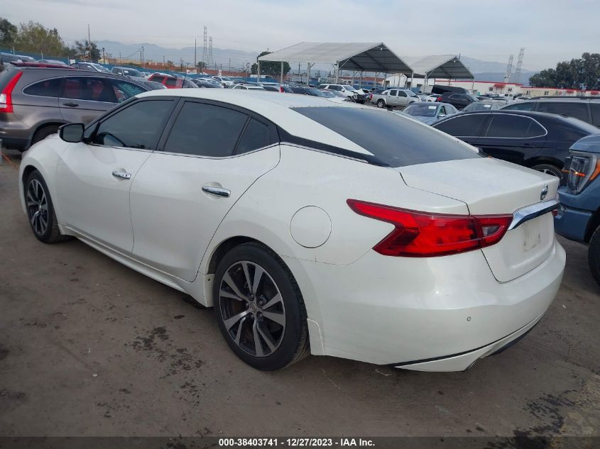 2018 Nissan Maxima 3.5 Sv VIN: 1N4AA6AP5JC375985 Lot: 38403741