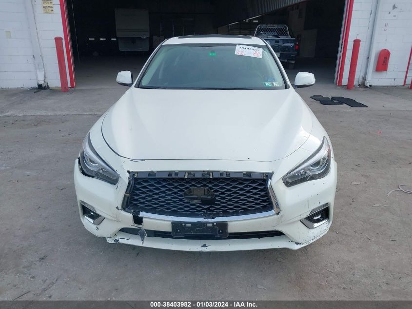 2019 Infiniti Q50 3.0T Luxe VIN: JN1EV7AR3KM592392 Lot: 38403982