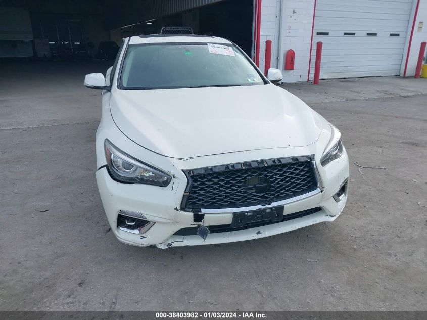 2019 Infiniti Q50 3.0T Luxe VIN: JN1EV7AR3KM592392 Lot: 38403982