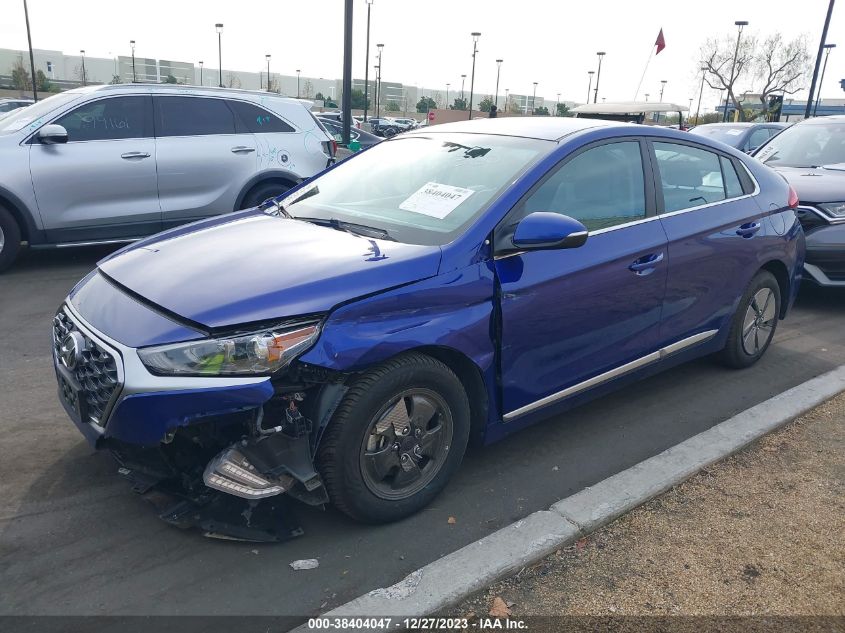 KMHC75LC6NU269112 2022 Hyundai Ioniq Hybrid Se