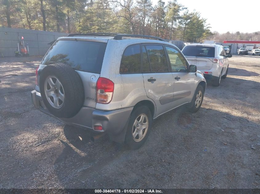 2003 Toyota Rav4 Base (A4) VIN: JTEHH20V030250311 Lot: 38404178