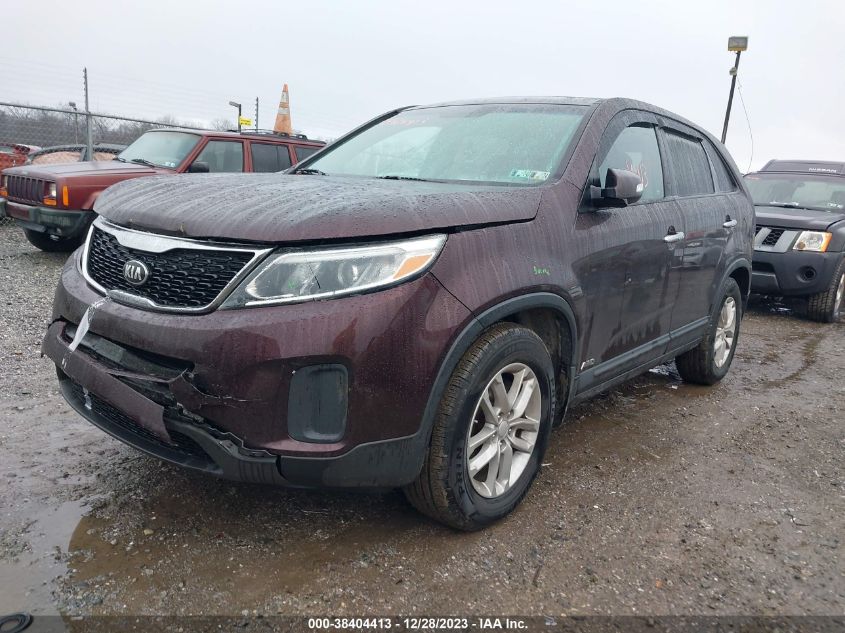 2015 Kia Sorento Lx VIN: 5XYKTCA63FG559257 Lot: 38404413