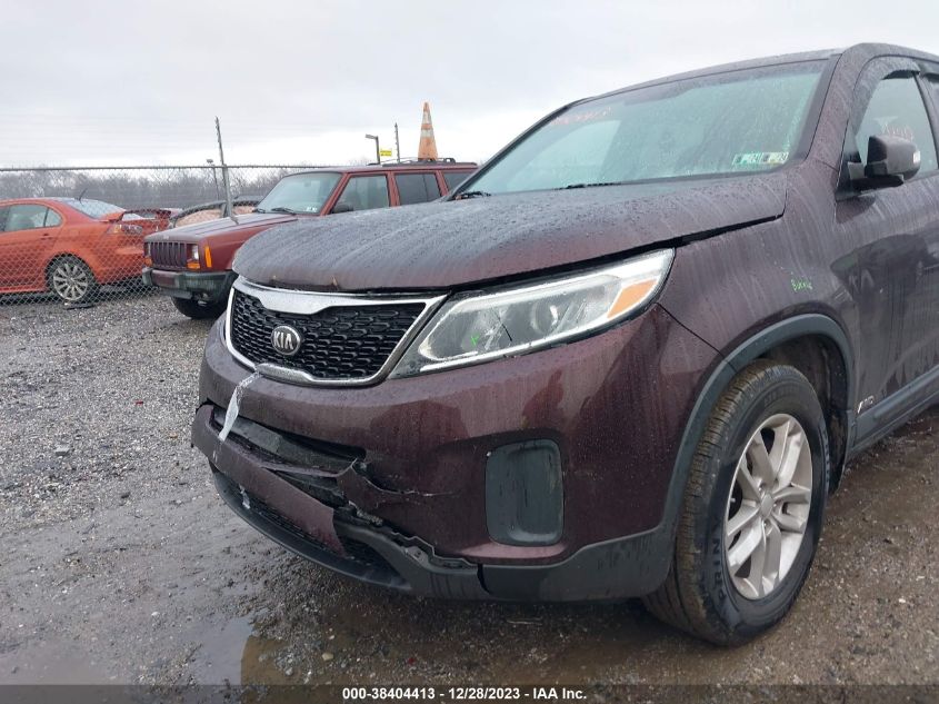 2015 Kia Sorento Lx VIN: 5XYKTCA63FG559257 Lot: 38404413