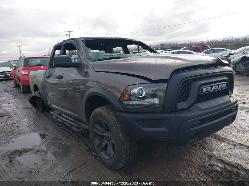 2021 Ram 1500 Classic Warlock Quad Cab 4X4 6'4 Box VIN: 1C6RR7GG4MS536945 Lot: 38404435