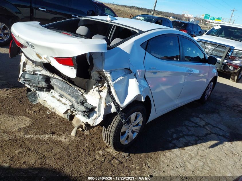 5NPDH4AE2GH721204 2016 Hyundai Elantra Se