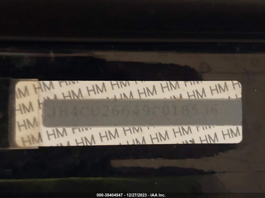 2009 Acura Tsx VIN: JH4CU26649C018536 Lot: 38404547