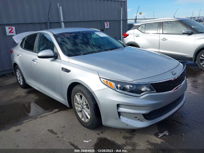 2017 Kia Optima Lx VIN: 5XXGT4L31HG134321 Lot: 38404928