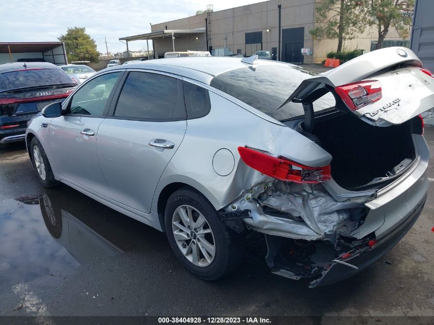 2017 Kia Optima Lx VIN: 5XXGT4L31HG134321 Lot: 38404928