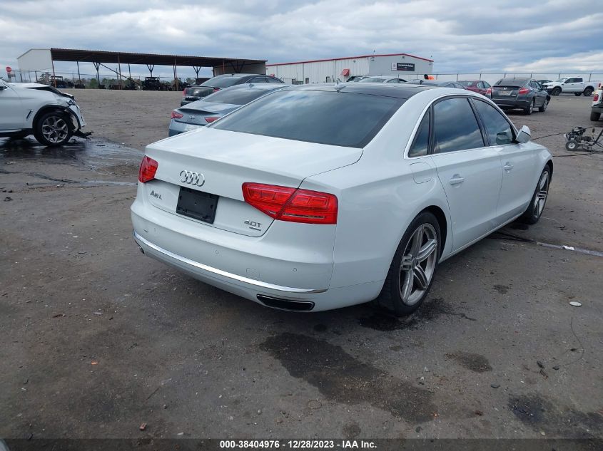 2013 Audi A8 L 4.0T VIN: WAUR2AFD9DN006838 Lot: 38404976