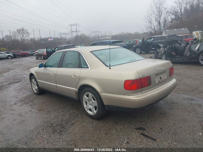 1999 Audi A8 VIN: WAUBG34D6XN001148 Lot: 38405043