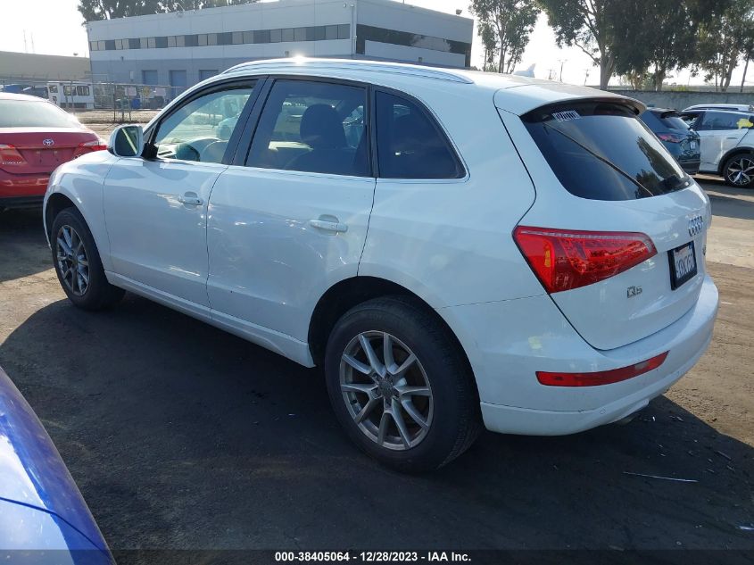 2012 Audi Q5 2.0T Premium VIN: WA1LFAFP5CA125509 Lot: 38405064