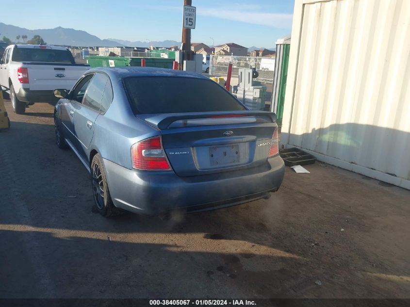 2007 Subaru Legacy 2.5I VIN: 4S3BL616277201163 Lot: 38405067