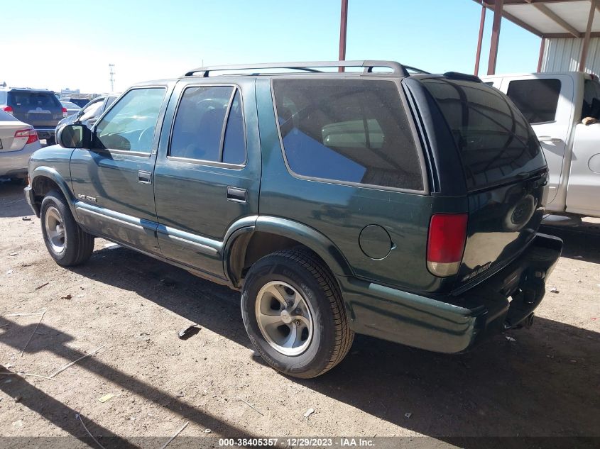 2002 Chevrolet Blazer Ls VIN: 1GNCS13W72K141255 Lot: 38405357