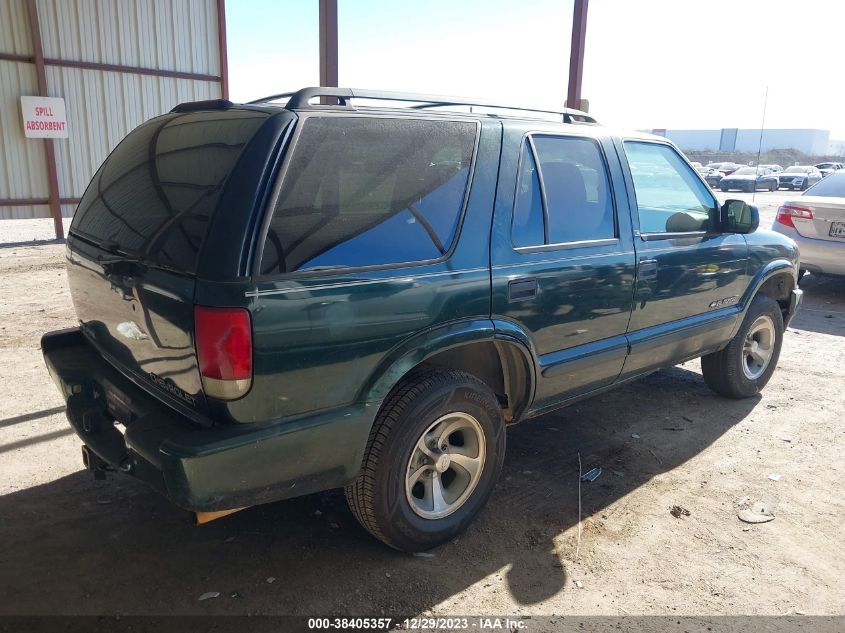 2002 Chevrolet Blazer Ls VIN: 1GNCS13W72K141255 Lot: 38405357