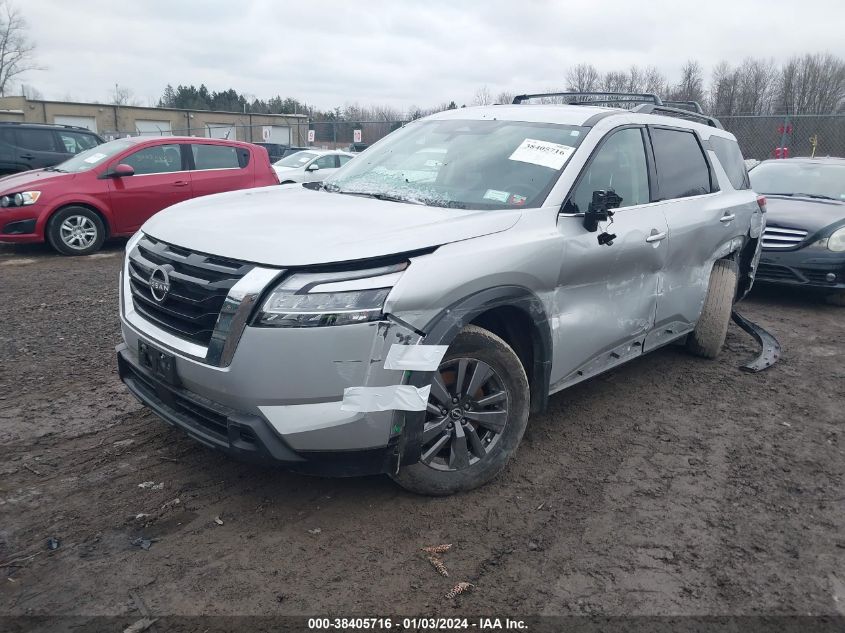 5N1DR3BC5NC244387 2022 Nissan Pathfinder Sv 4Wd