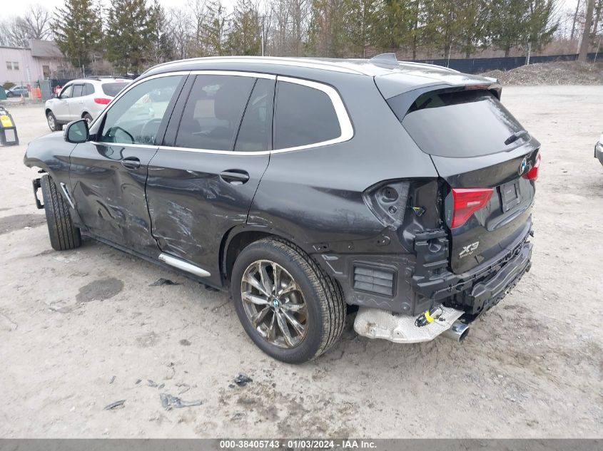 2019 BMW X3 xDrive30I VIN: 5UXTR9C59KLR11118 Lot: 38405743