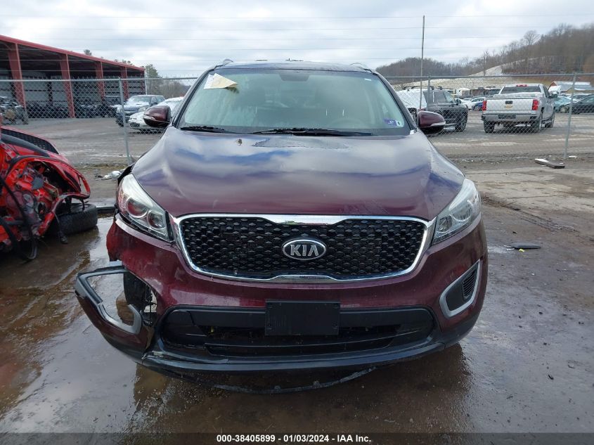 2016 Kia Sorento 2.4L Lx VIN: 5XYPGDA33GG125542 Lot: 38405899