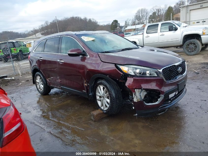 2016 Kia Sorento 2.4L Lx VIN: 5XYPGDA33GG125542 Lot: 38405899