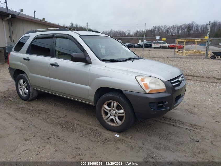 2006 Kia Sportage Ex V6/Lx V6 VIN: KNDJF723767226815 Lot: 38406353