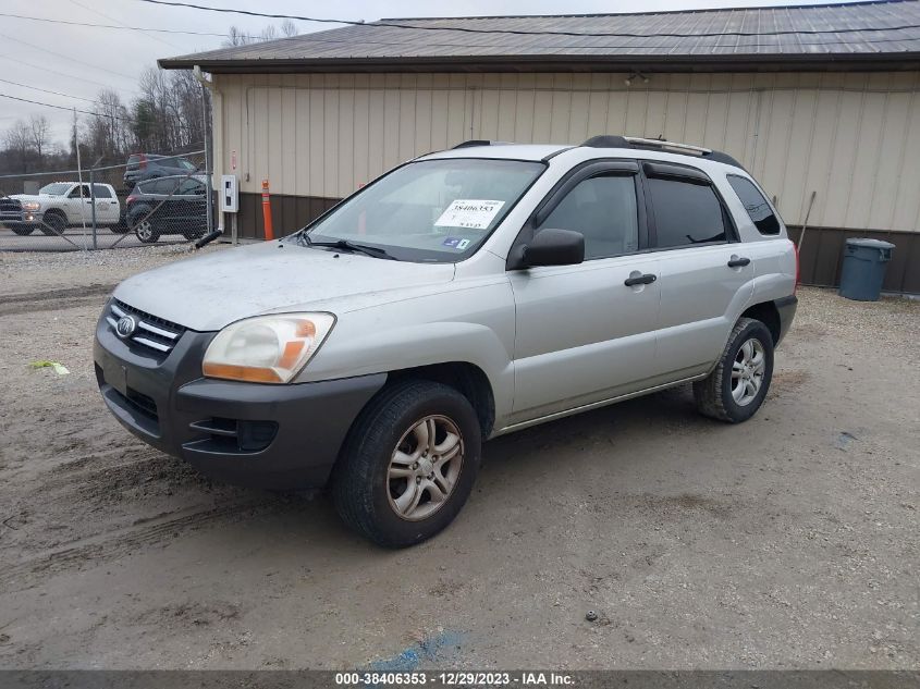 2006 Kia Sportage Ex V6/Lx V6 VIN: KNDJF723767226815 Lot: 38406353