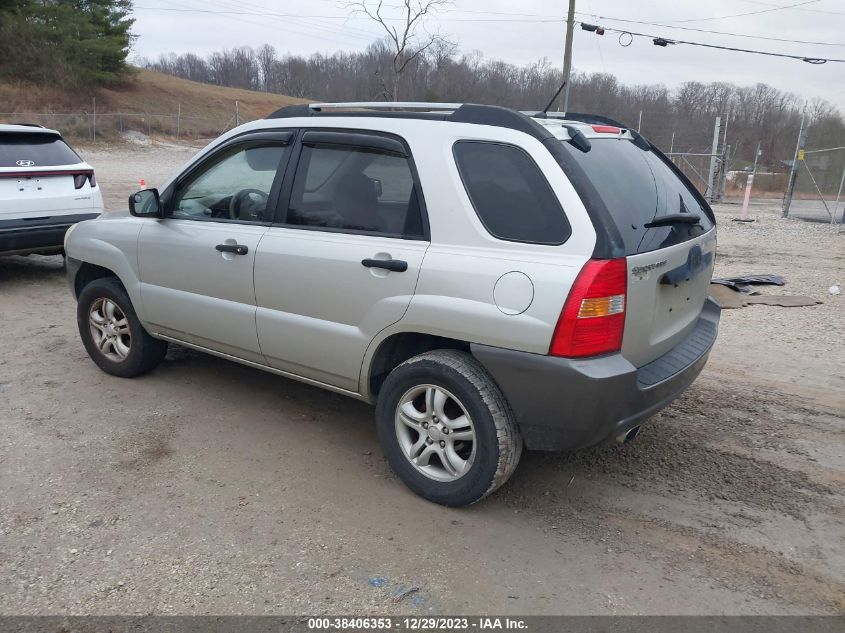 2006 Kia Sportage Ex V6/Lx V6 VIN: KNDJF723767226815 Lot: 38406353