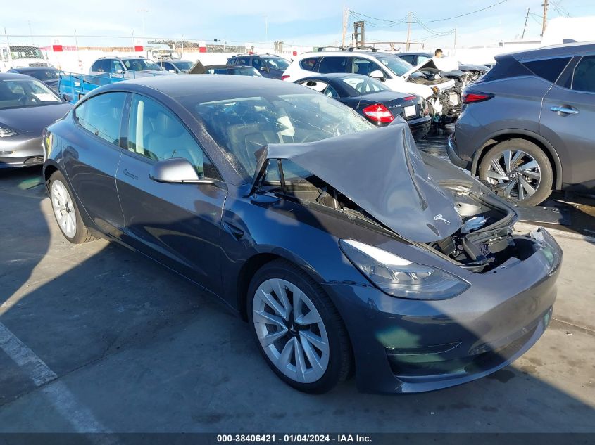 2023 Tesla Model 3 Long Range Dual Motor All-Wheel Drive VIN: 5YJ3E1EB4PF636561 Lot: 38406421