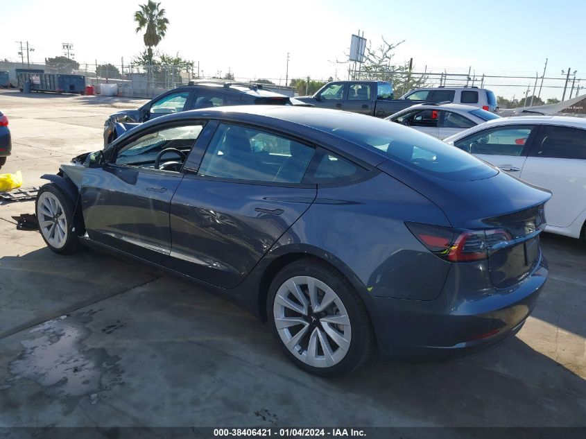 2023 Tesla Model 3 Long Range Dual Motor All-Wheel Drive VIN: 5YJ3E1EB4PF636561 Lot: 38406421