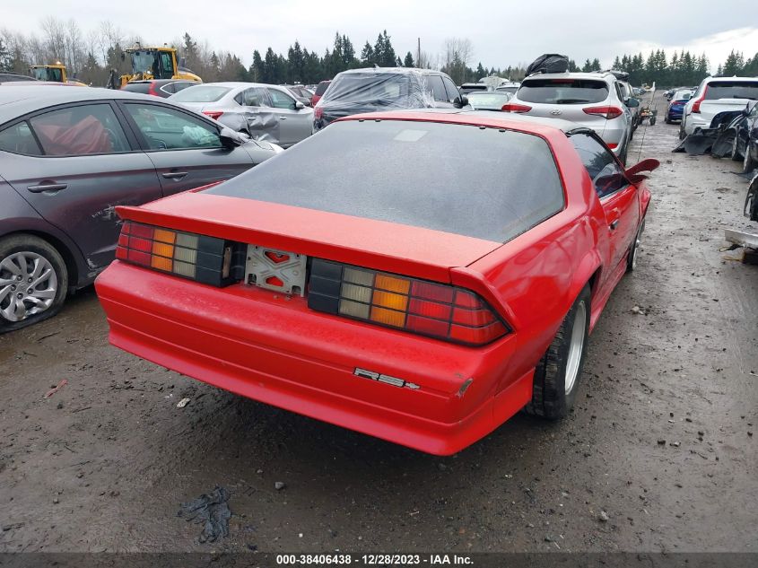 1991 Chevrolet Camaro Rs VIN: 1G1FP23T8ML103705 Lot: 38406438