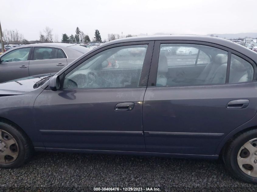 KMHDN45D01U208813 2001 Hyundai Elantra Gls