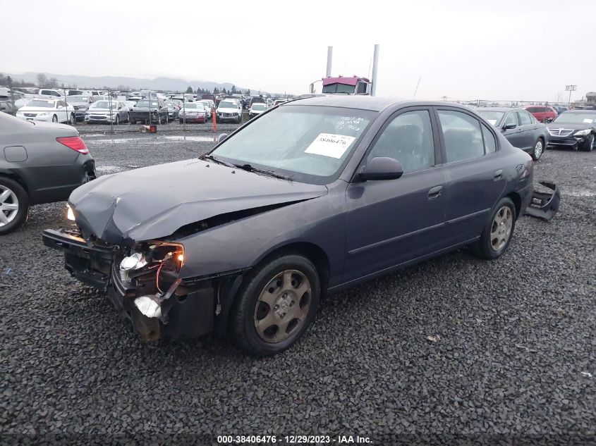 KMHDN45D01U208813 2001 Hyundai Elantra Gls