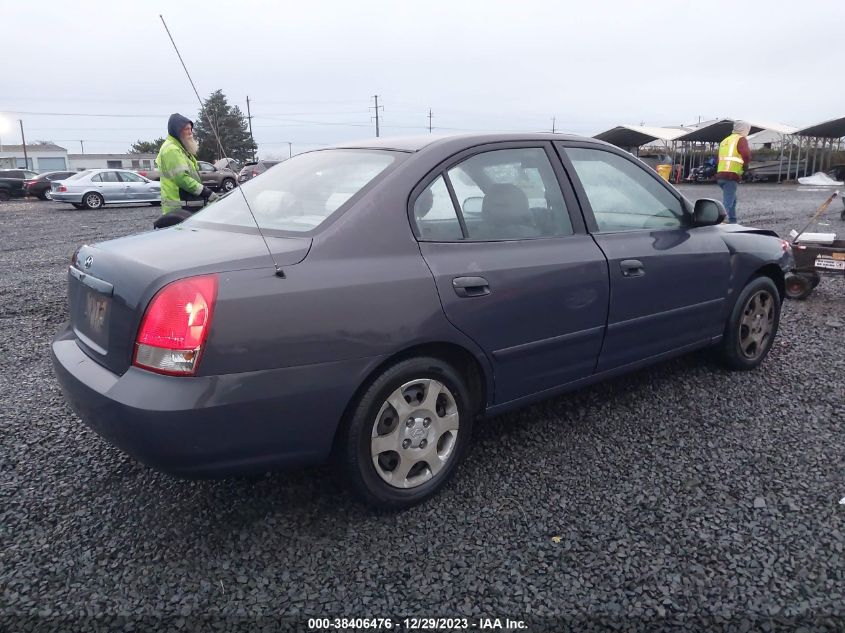 KMHDN45D01U208813 2001 Hyundai Elantra Gls