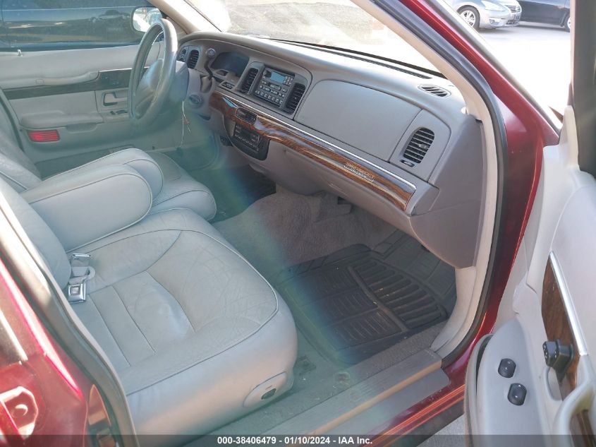 1999 Mercury Grand Marquis Ls VIN: 2MEFM75W3XX701372 Lot: 38406479