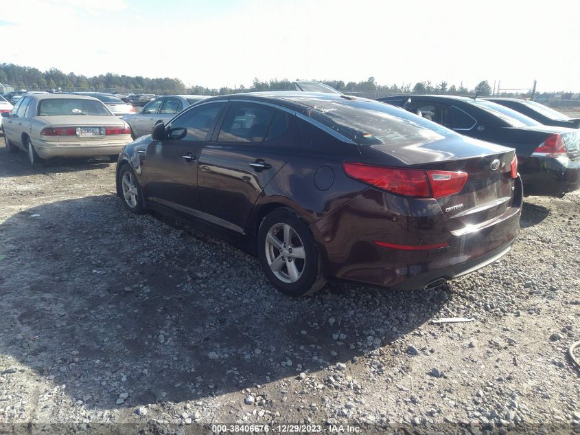 2015 Kia Optima Lx VIN: 5XXGM4A72FG486890 Lot: 40826191