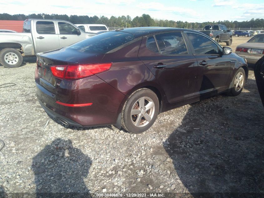 2015 Kia Optima Lx VIN: 5XXGM4A72FG486890 Lot: 40826191