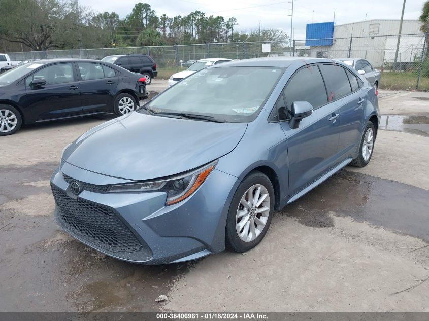 2022 Toyota Corolla Le VIN: JTDVPMAE1N3004437 Lot: 38406961