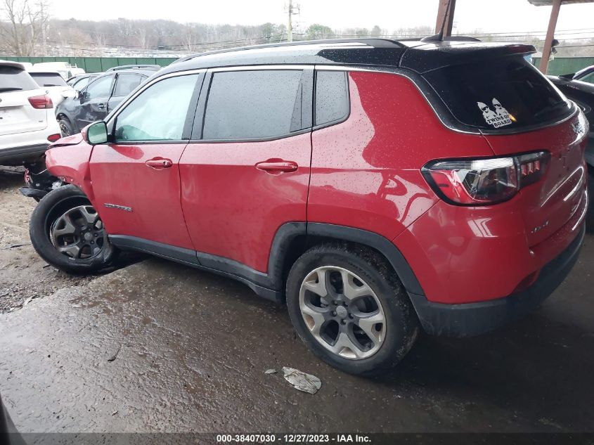 2021 Jeep Compass Limited 4X4 VIN: 3C4NJDCB2MT520734 Lot: 38407030