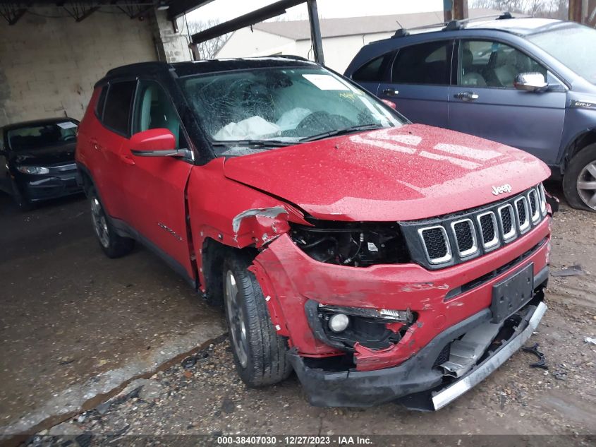 2021 Jeep Compass Limited 4X4 VIN: 3C4NJDCB2MT520734 Lot: 38407030