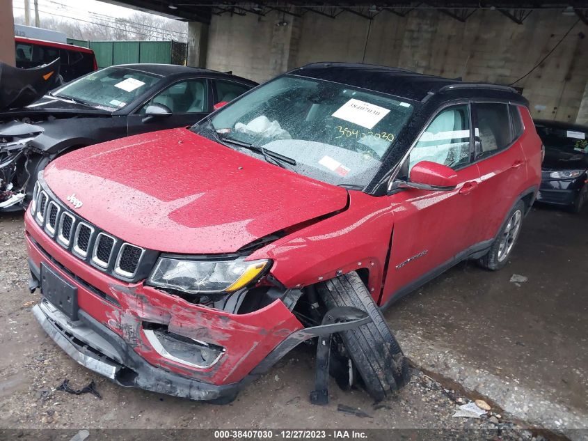 2021 Jeep Compass Limited 4X4 VIN: 3C4NJDCB2MT520734 Lot: 38407030