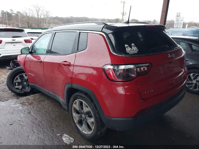 2021 Jeep Compass Limited 4X4 VIN: 3C4NJDCB2MT520734 Lot: 38407030