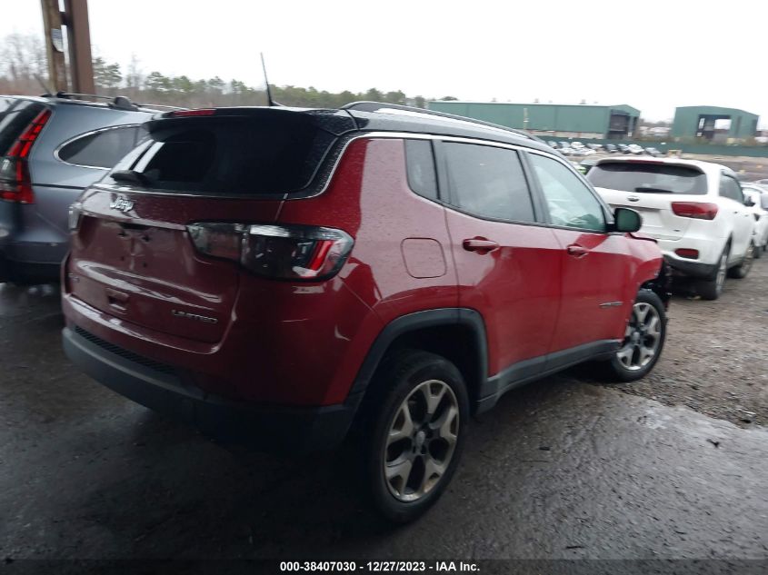 2021 Jeep Compass Limited 4X4 VIN: 3C4NJDCB2MT520734 Lot: 38407030