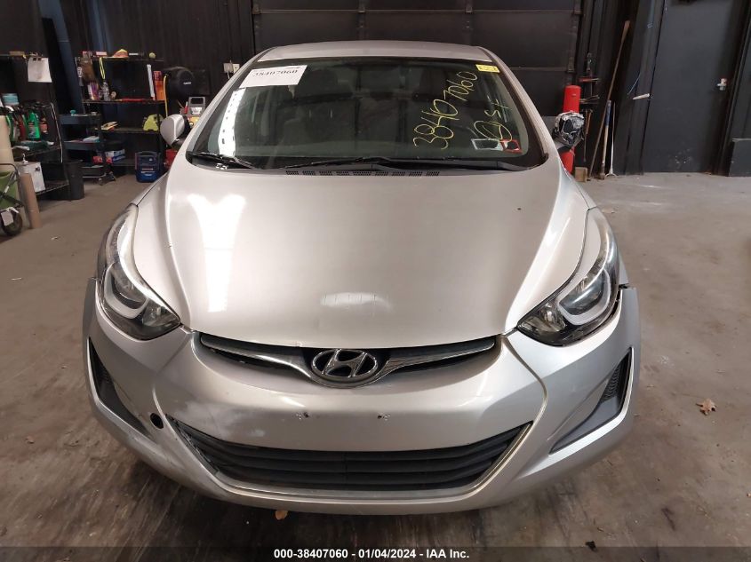 KMHDH4AE4GU488105 2016 Hyundai Elantra Se