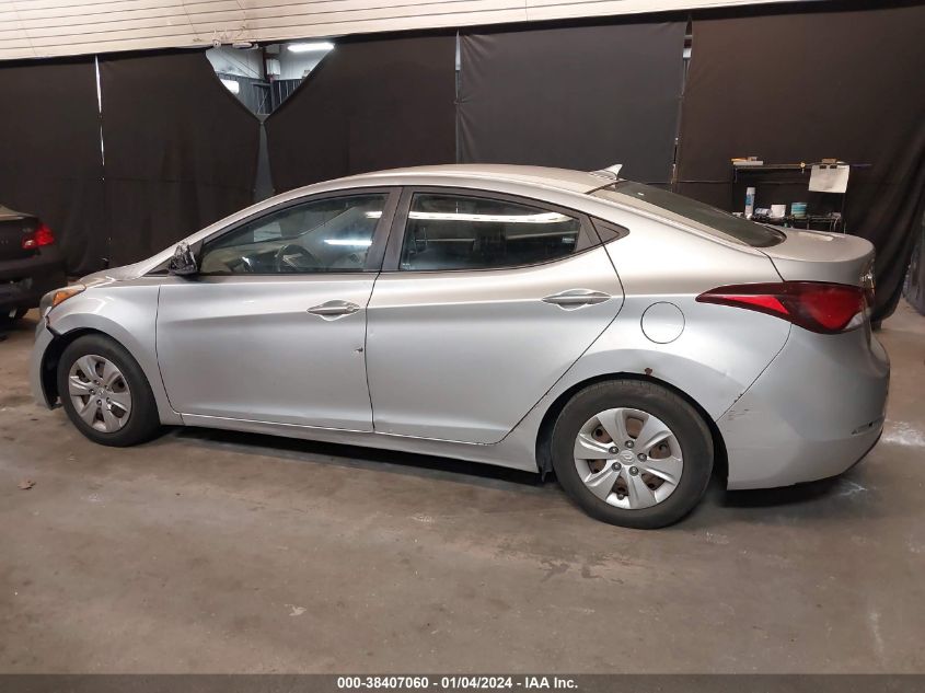 KMHDH4AE4GU488105 2016 Hyundai Elantra Se