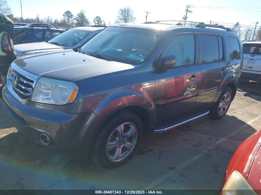 2013 Honda Pilot Ex-L VIN: 5FNYF3H51DB011129 Lot: 38407243