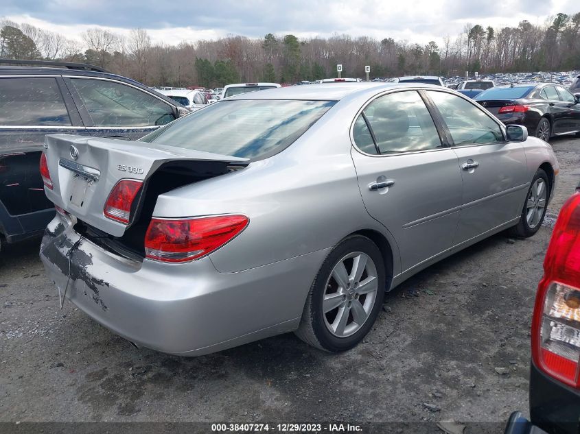 2005 Lexus Es 330 VIN: JTHBA30G555082823 Lot: 38407274