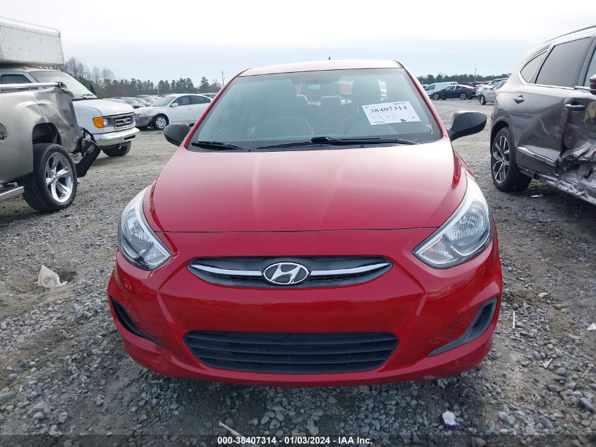 2016 Hyundai Accent Se VIN: KMHCT4AE9GU120660 Lot: 38407314