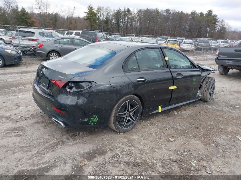 2023 Mercedes-Benz C 300 4Matic VIN: W1KAF4HB7PR142499 Lot: 38407528