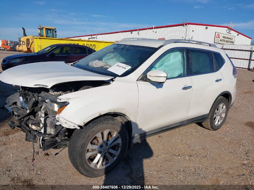 2015 Nissan Rogue Sv VIN: 5N1AT2ML7FC761722 Lot: 38407606