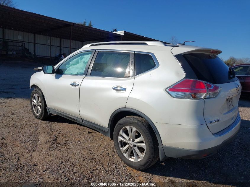 2015 Nissan Rogue Sv VIN: 5N1AT2ML7FC761722 Lot: 38407606