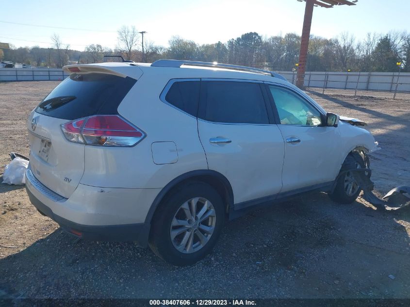 2015 Nissan Rogue Sv VIN: 5N1AT2ML7FC761722 Lot: 38407606